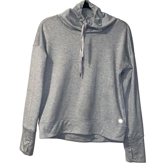 Apana Yoga Drawstring Turtleneck Sweatshirt - Picture 3 of 11